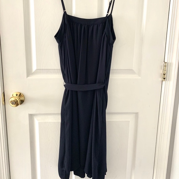 Banana Republic: Navy Blue Shift Dress with Tie - Picture 2 of 2